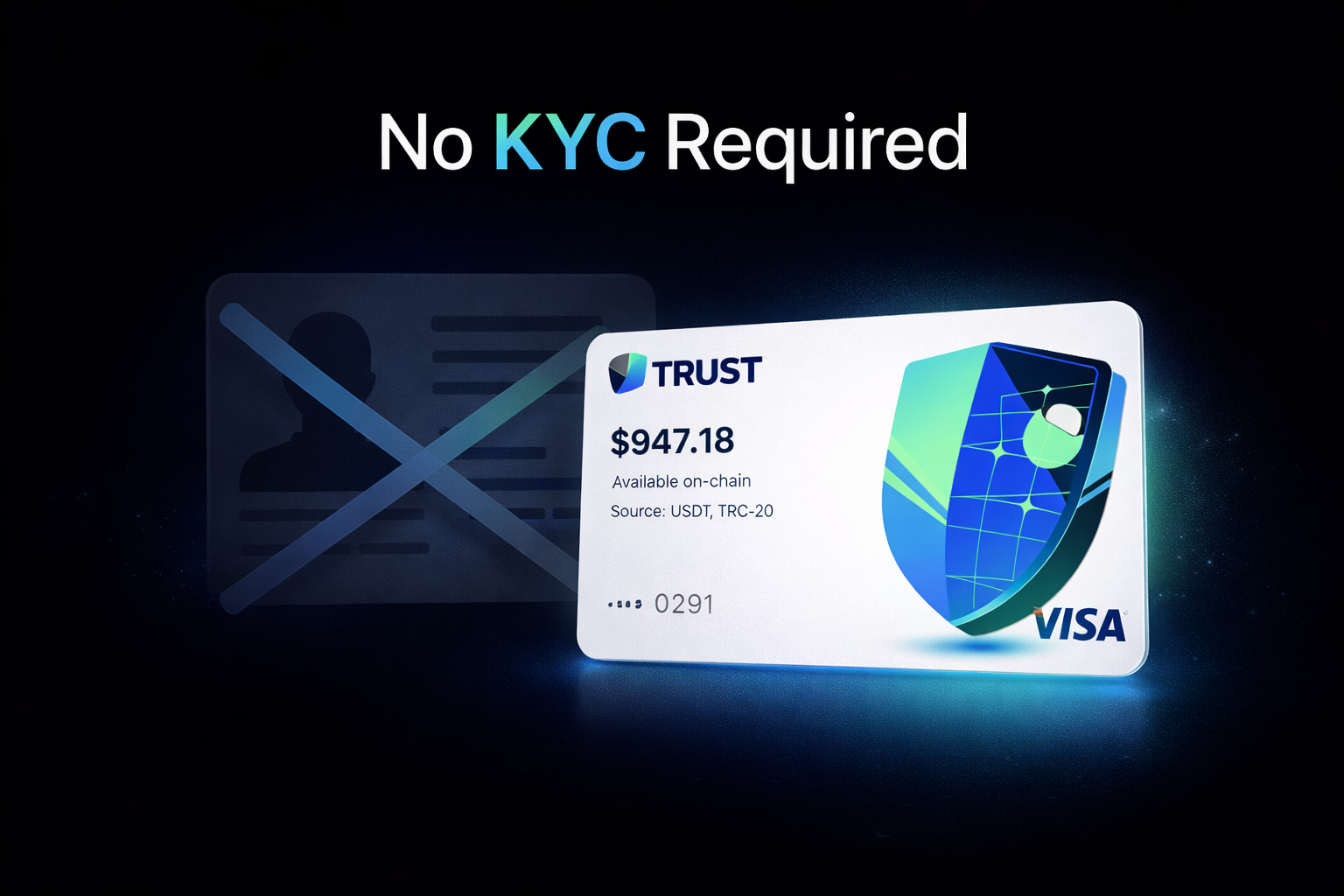 No KYC Card — Full Anonymity
